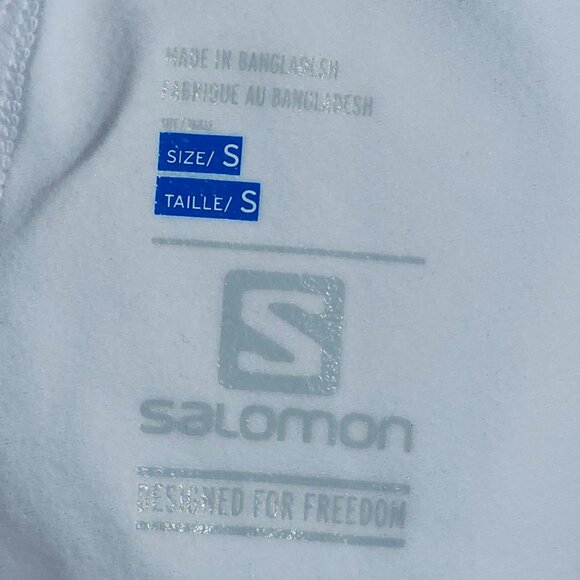 Salomon Momentum Softshell Pants White & Violet Purple Small Wind Resistant BNWT - Picture 6 of 14